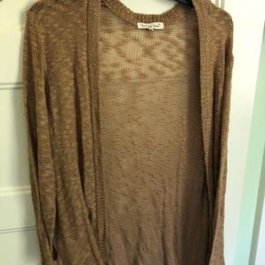 Tan cardigan